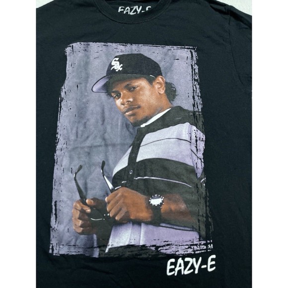 Eazy E T-Shirt Men's Small Black NWA Gangster Rap - Picture 2 of 6